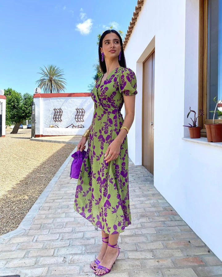 Celeste | Floral Midi Dress