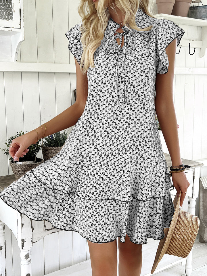 Isla™ | Elegant Ruffle Mini Dress