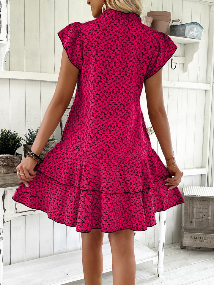 Isla™ | Elegant Ruffle Mini Dress