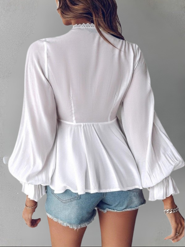 Aria™ | Elegant Lace Blouse