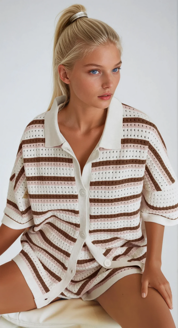 Isla™ | Two-Piece Linen Summer Set