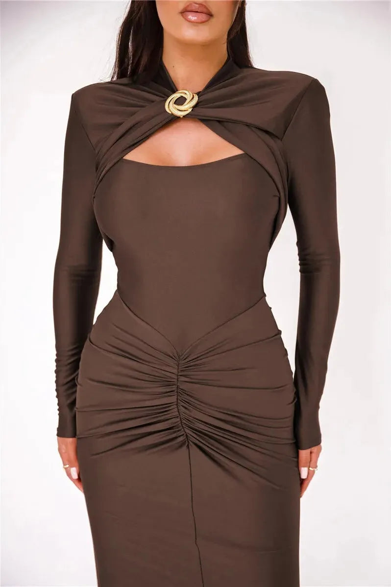 Seraphina™ | Ruched Maxi Dress
