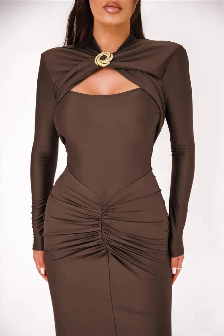 Seraphina™ | Ruched Maxi Dress