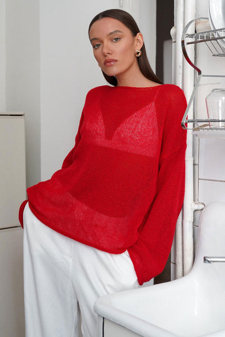 Ayla | Lightweight Sheer Sweater