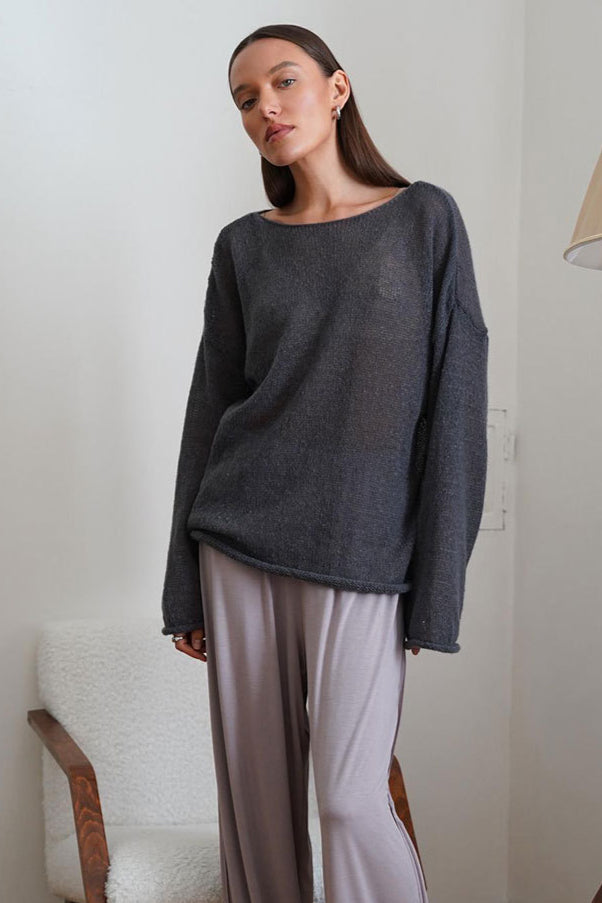 Ayla | Lightweight Sheer Sweater