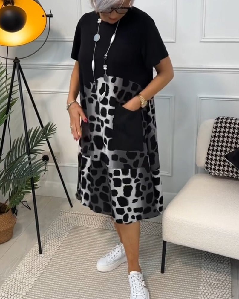 Cassandra™ | Leopard Print Midi Dress