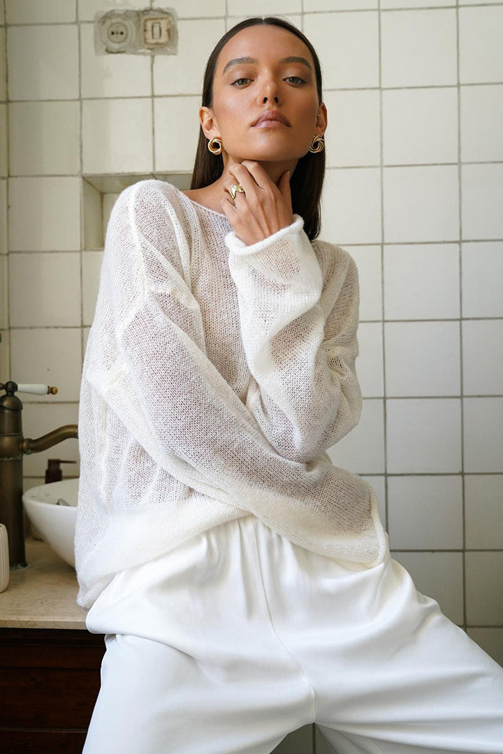 Ayla | Lightweight Sheer Sweater