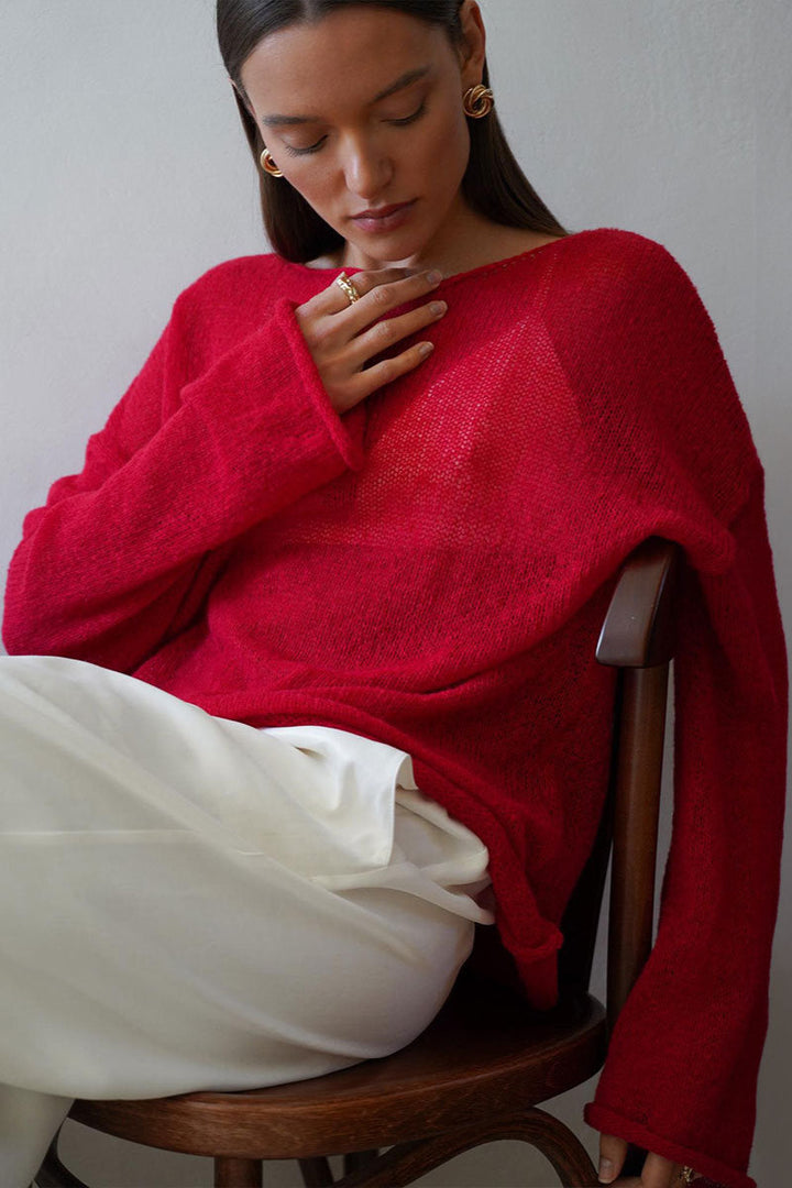 Ayla | Lightweight Sheer Sweater