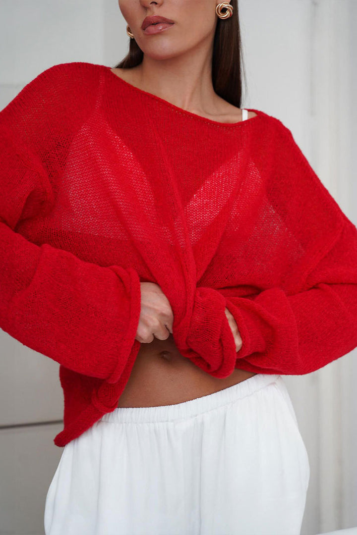 Ayla | Lightweight Sheer Sweater