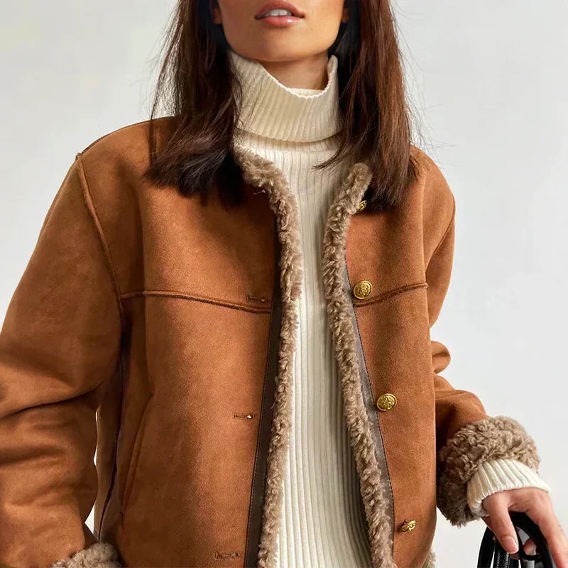 Elara | Faux Shearling Jacket