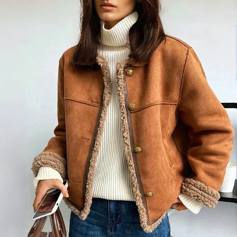 Elara | Faux Shearling Jacket