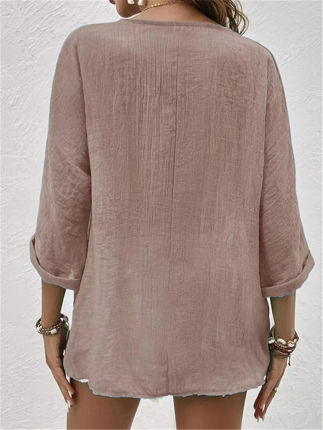 Lina | Breezy Button Blouse