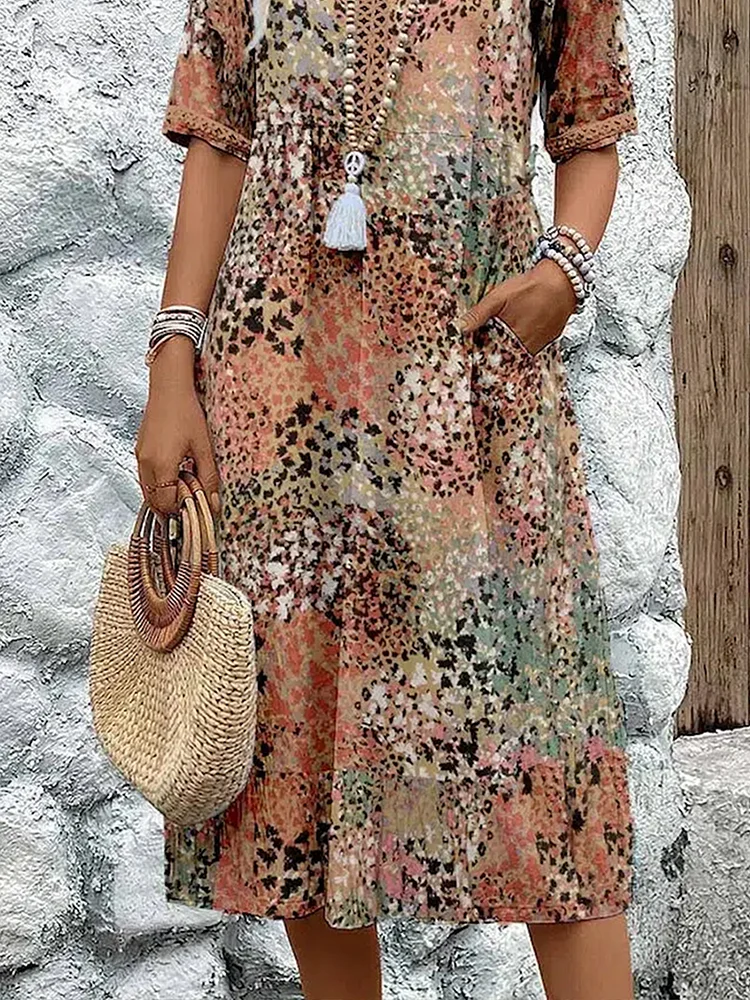 Elanora™ | Elegant Flowing Midi Dress