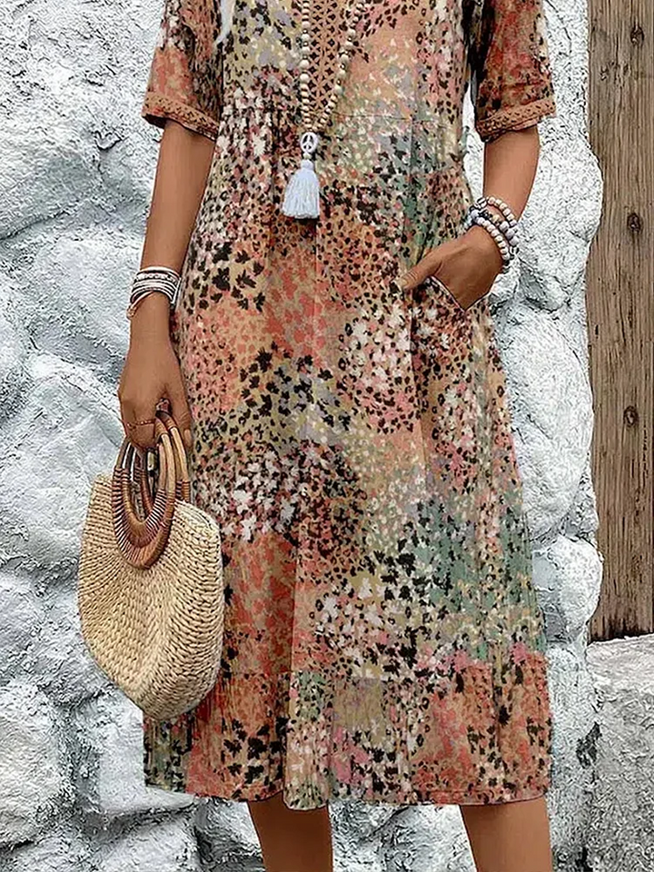 Elanora™ | Elegant Flowing Midi Dress
