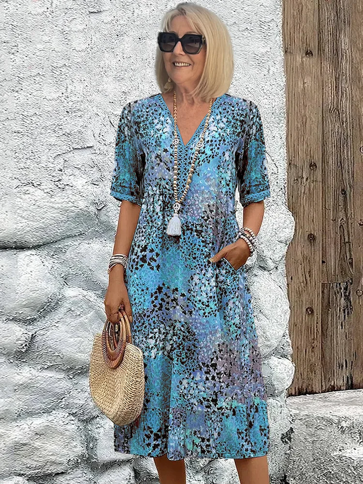 Elanora™ | Elegant Flowing Midi Dress