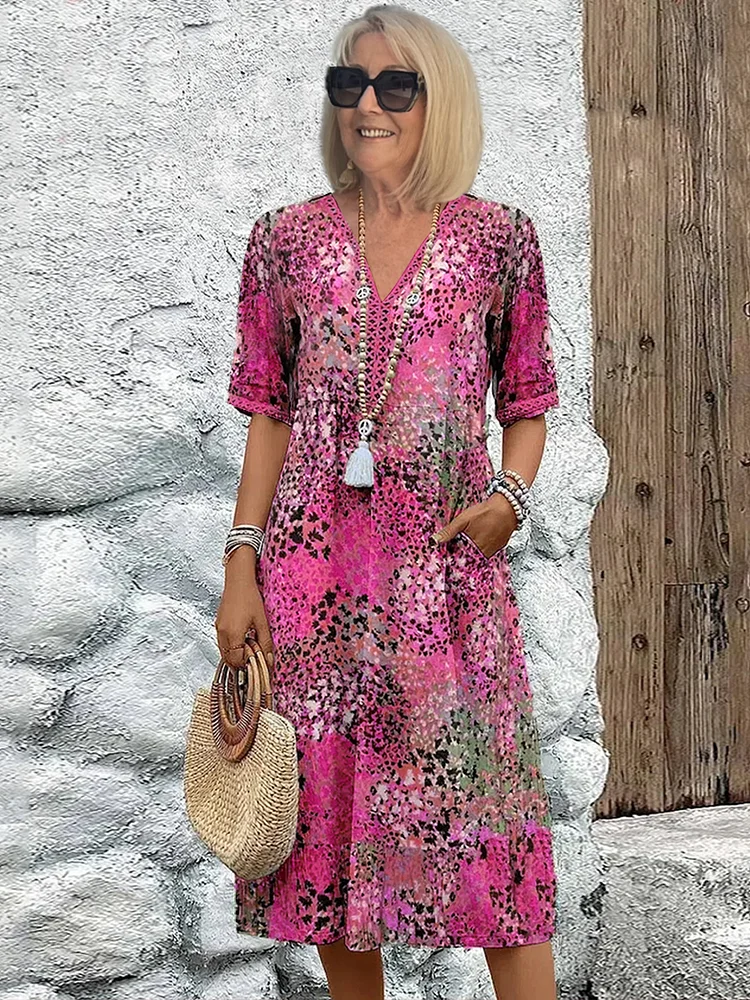 Elanora™ | Elegant Flowing Midi Dress
