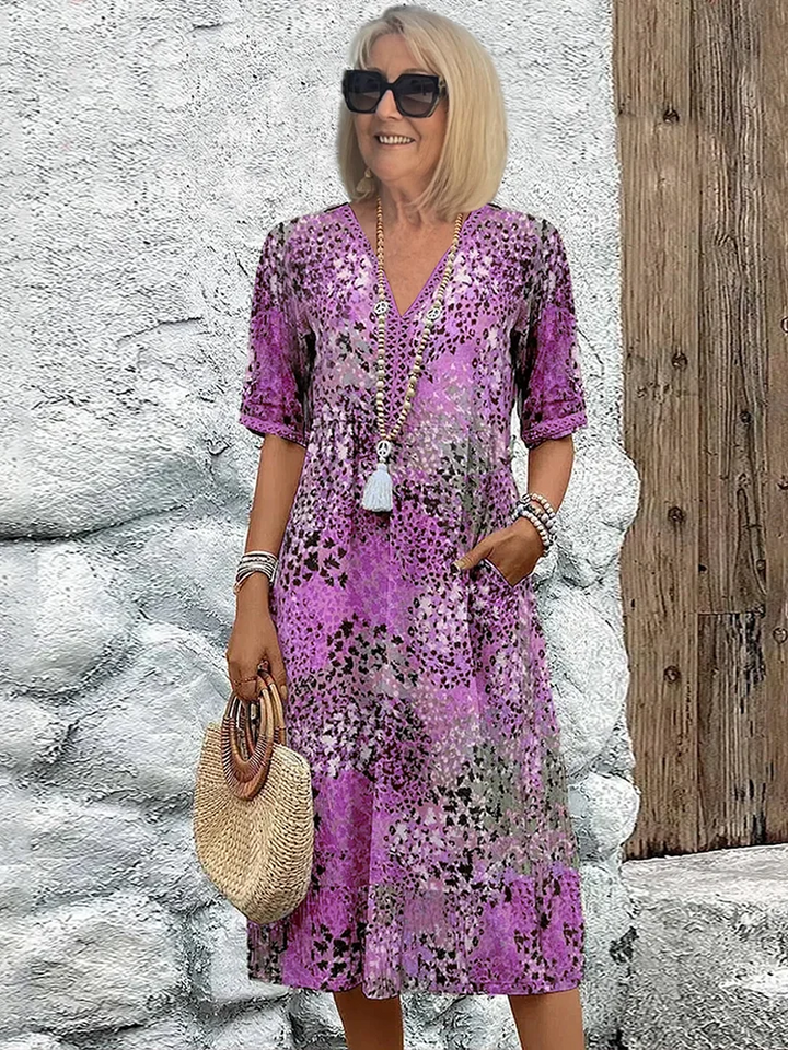 Elanora™ | Elegant Flowing Midi Dress