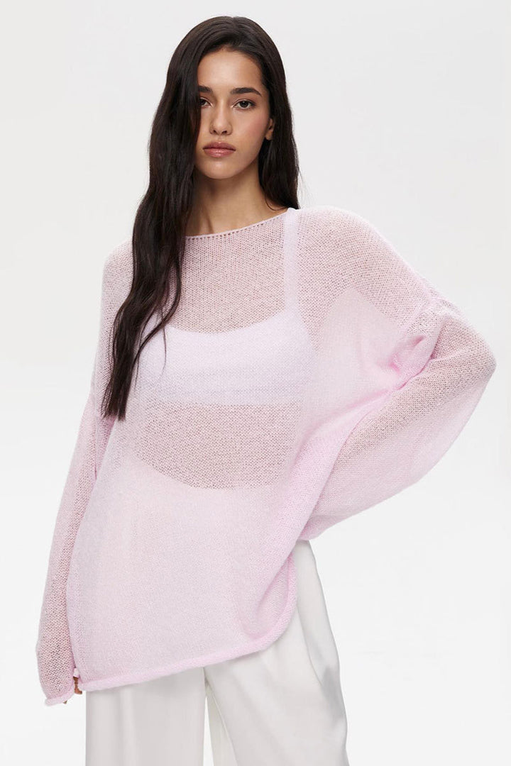 Ayla | Lightweight Sheer Sweater