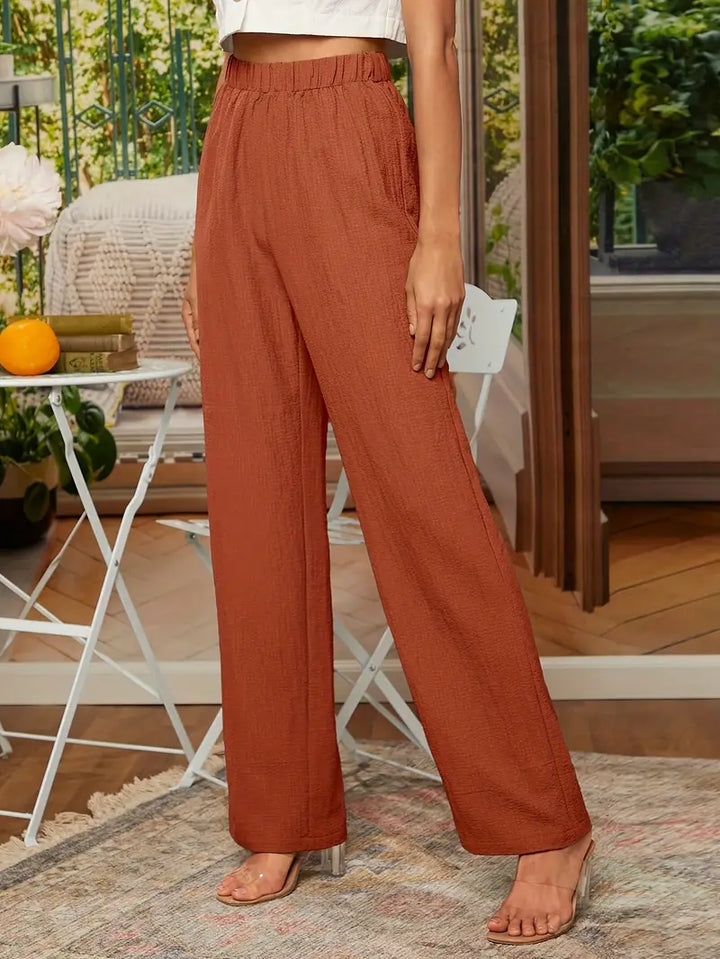 Elena™ | High-Waisted Casual Pants