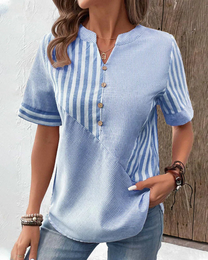 Lila™ | Soft Striped Blouse