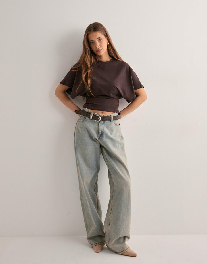 Zara | Cropped Batwing Tee