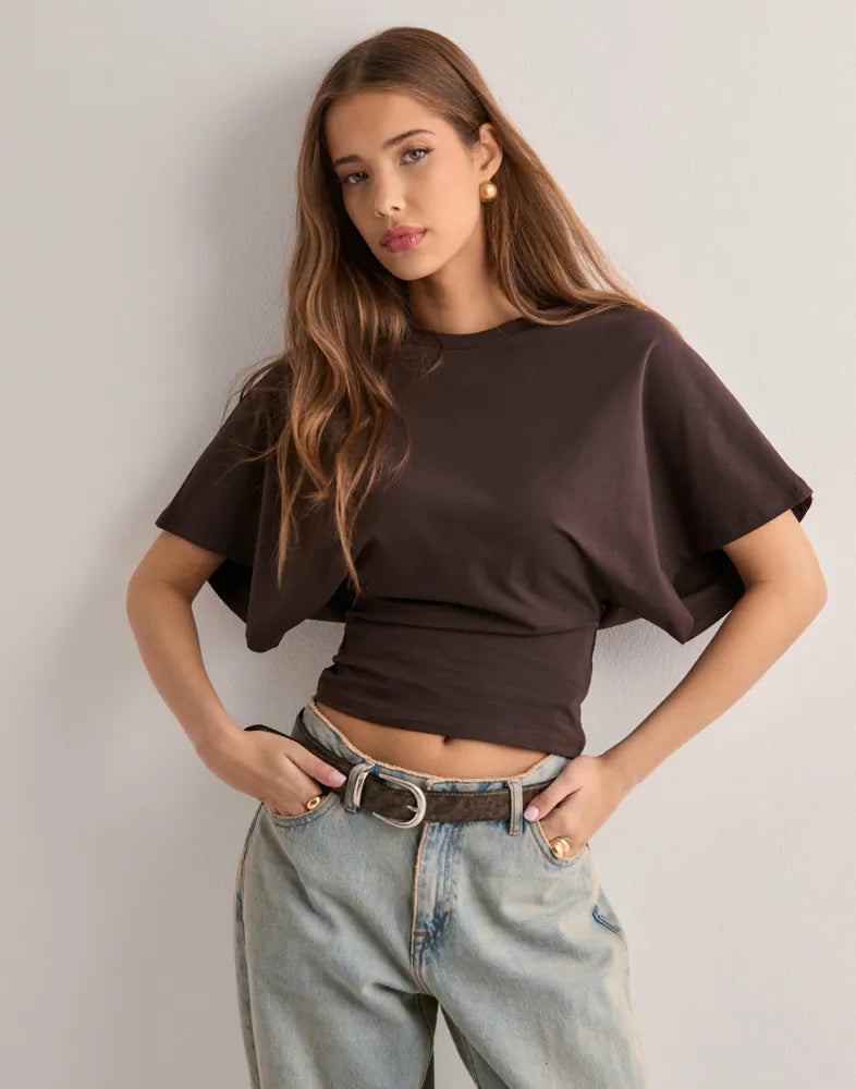 Zara | Cropped Batwing Tee