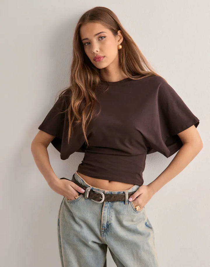 Zara | Cropped Batwing Tee