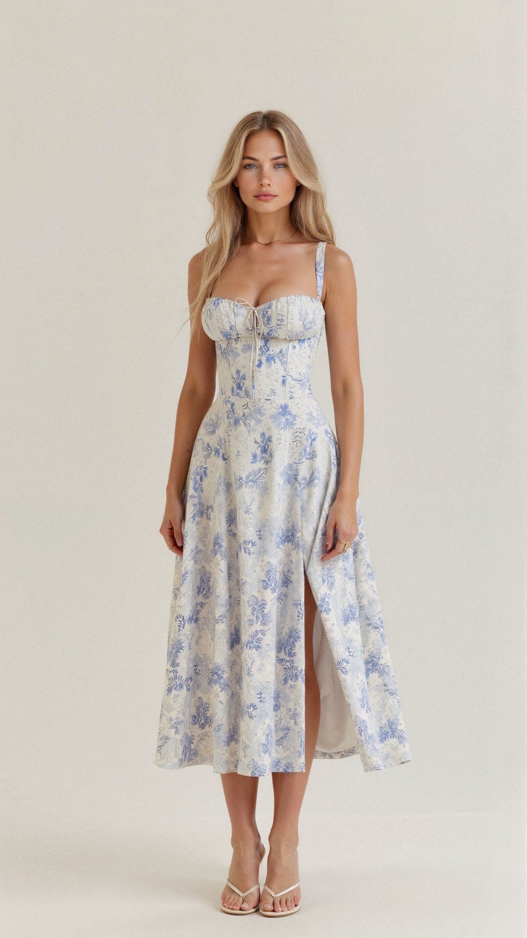 Amara | Corset Midi Dress
