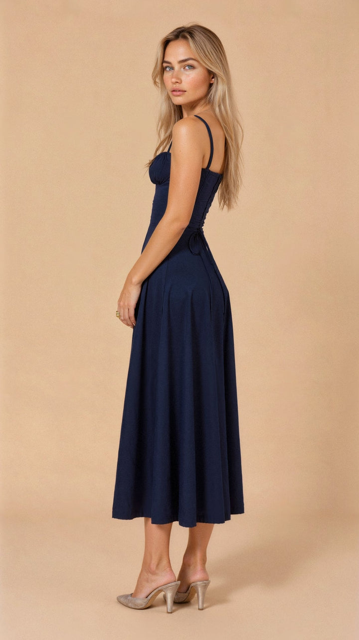 Amara | Corset Midi Dress