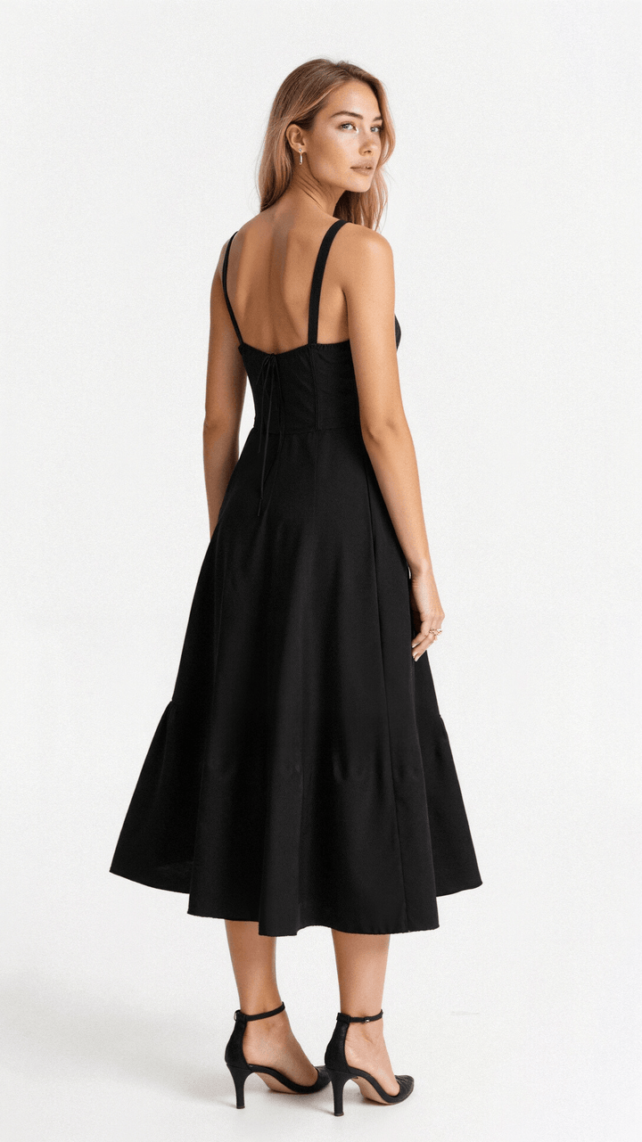 Amara | Corset Midi Dress
