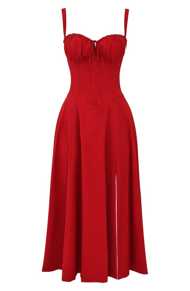 Amara | Corset Midi Dress