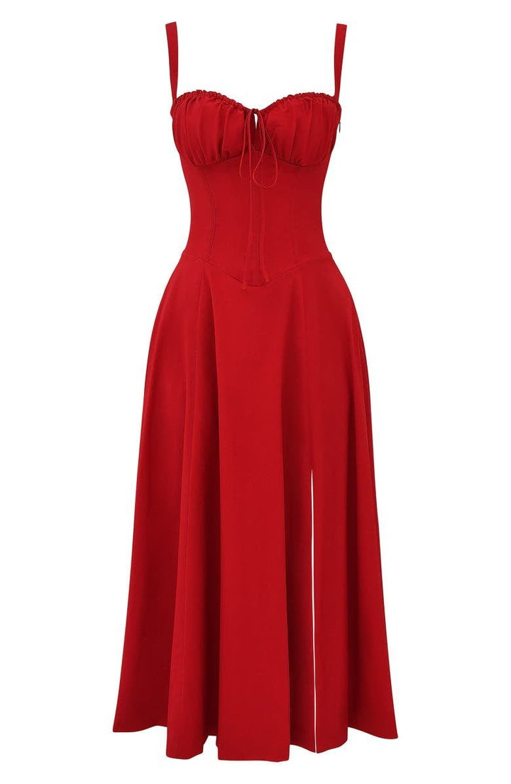 Amara | Corset Midi Dress