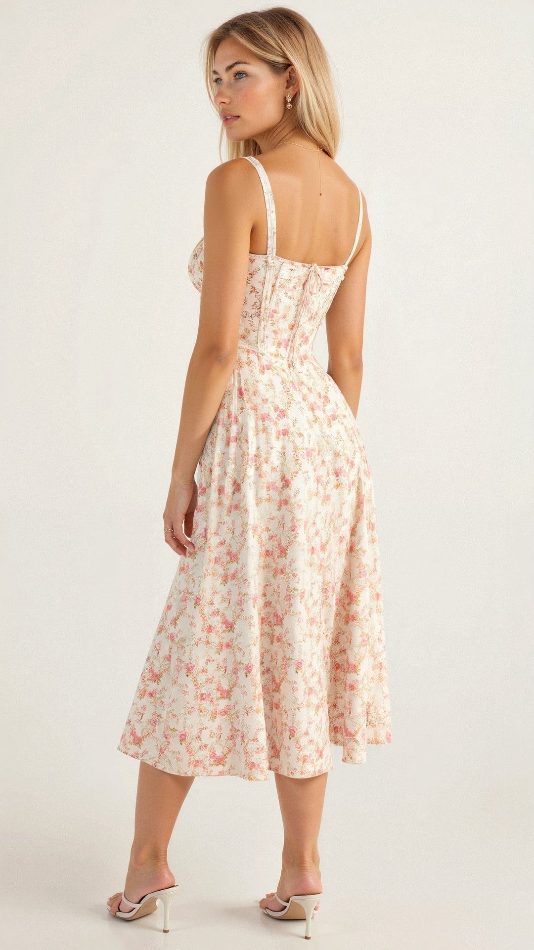 Amara | Corset Midi Dress