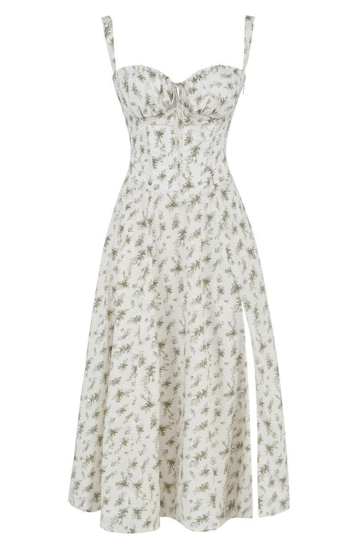 Amara | Corset Midi Dress
