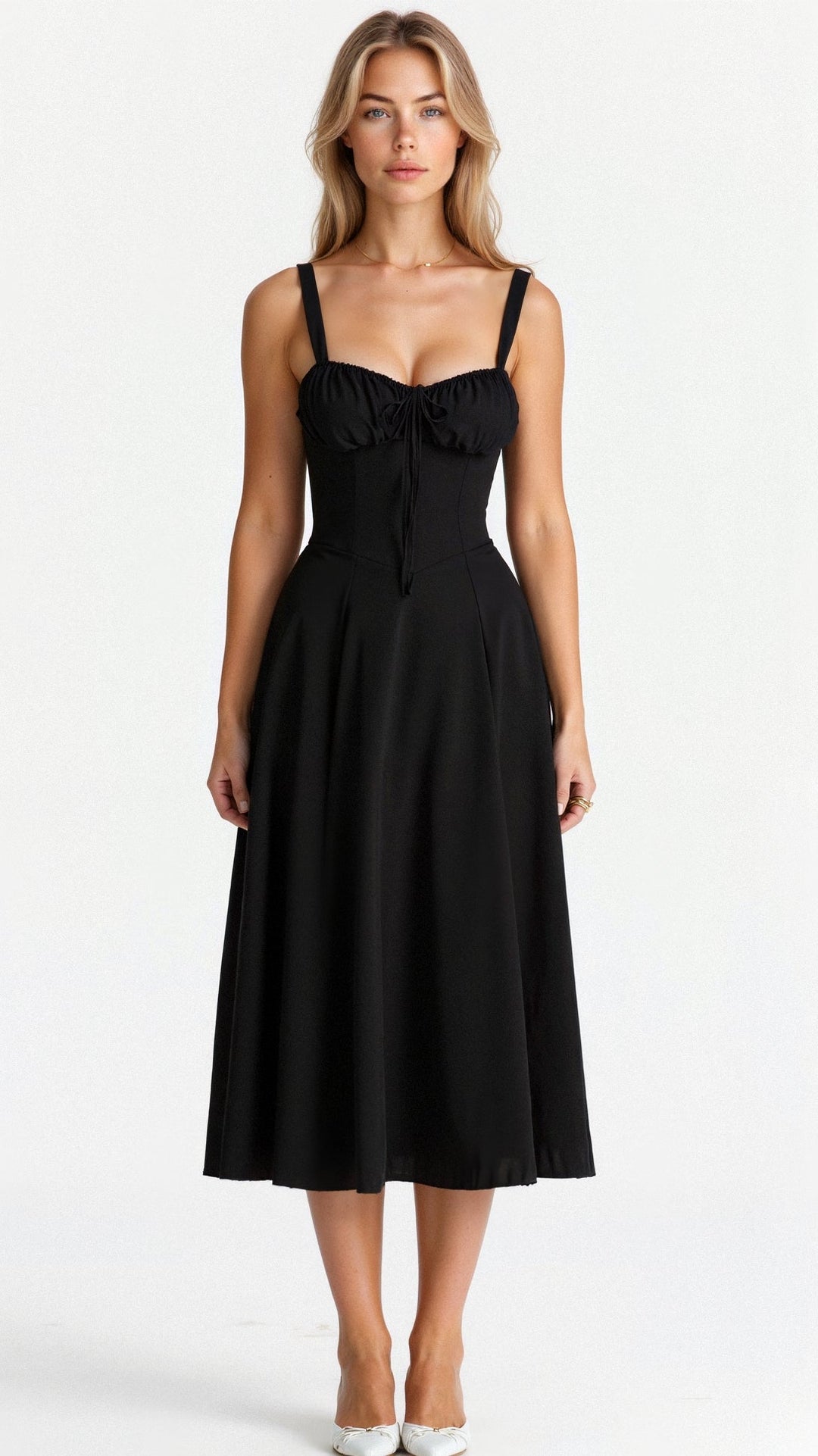 Amara | Corset Midi Dress