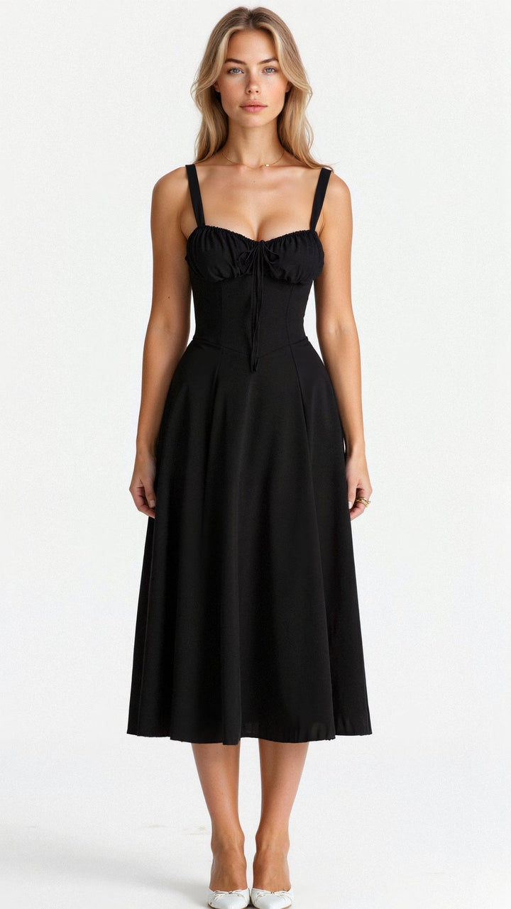 Amara | Corset Midi Dress