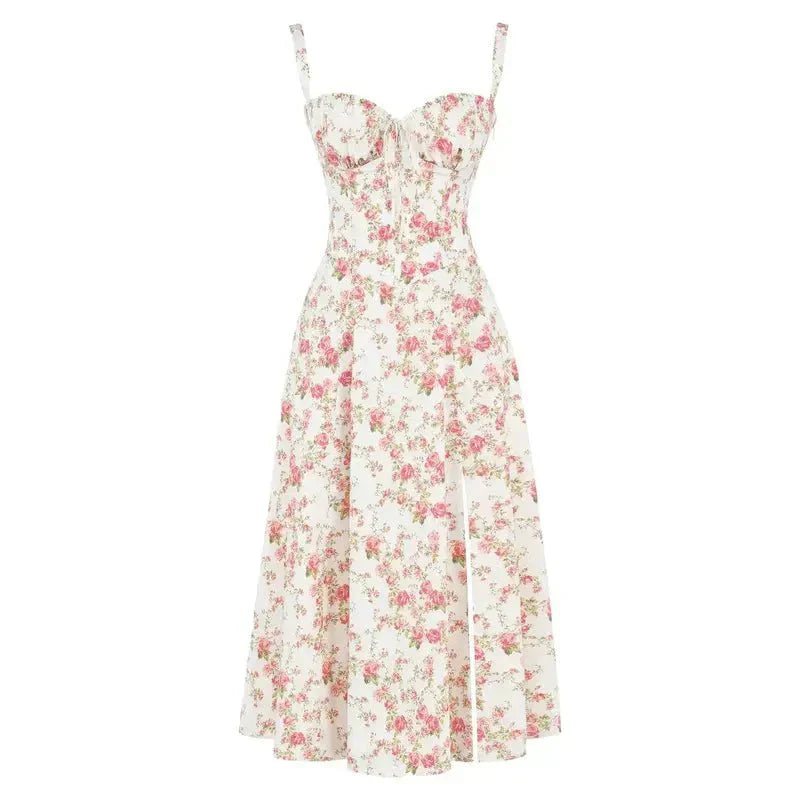 Amara | Corset Midi Dress