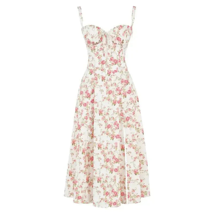 Amara | Corset Midi Dress
