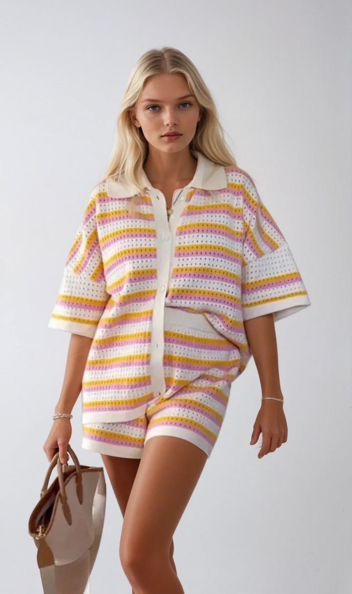 Isla™ | Two-Piece Linen Summer Set