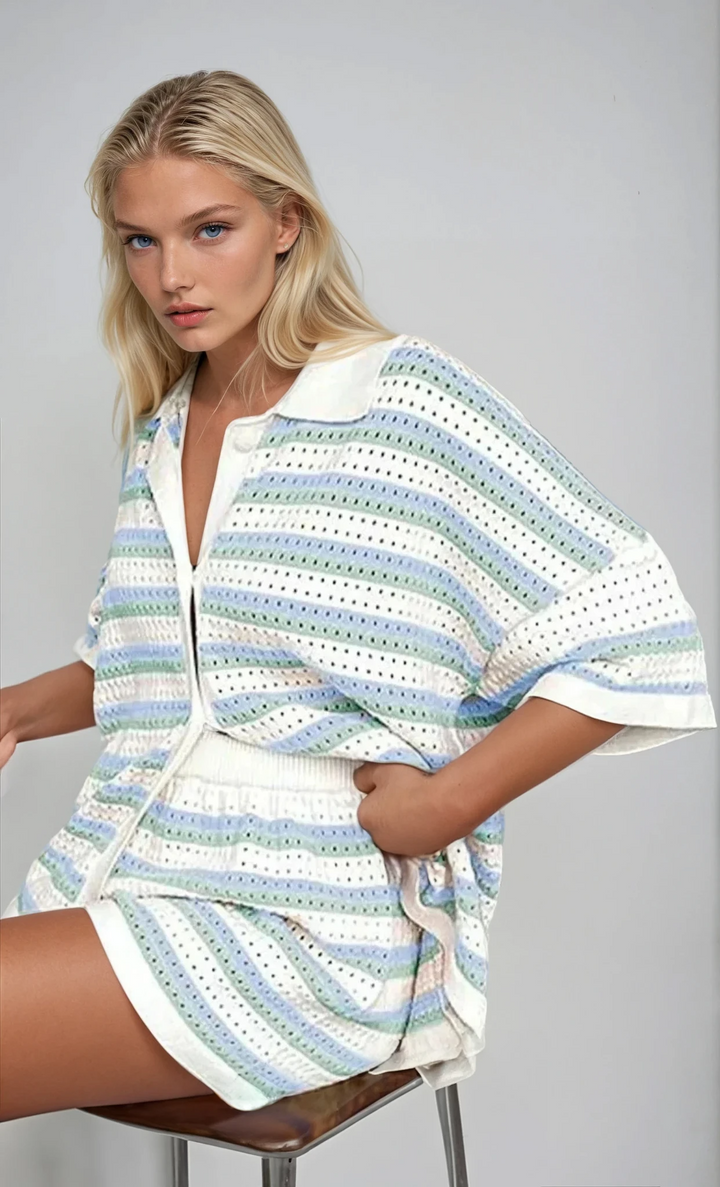 Isla™ | Two-Piece Linen Summer Set