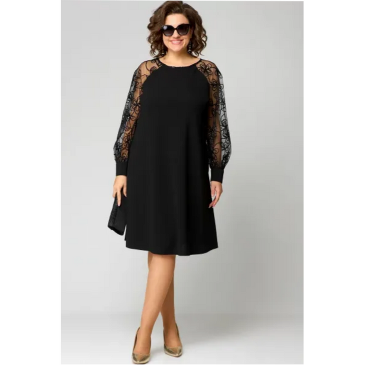 Celeste | Elegant Lace Sleeves Dress